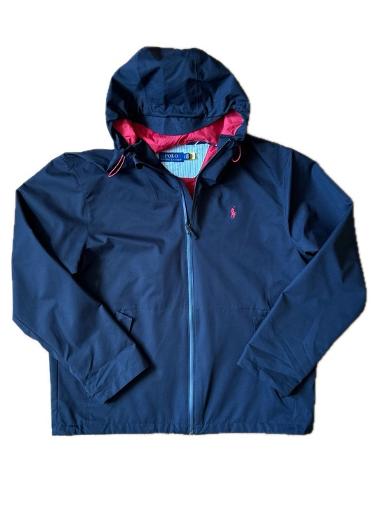 Polo Ralph Lauren Other - Polo Ralph Lauren Water Resistant Hooded Jacket Size L Black Full Zip Men's